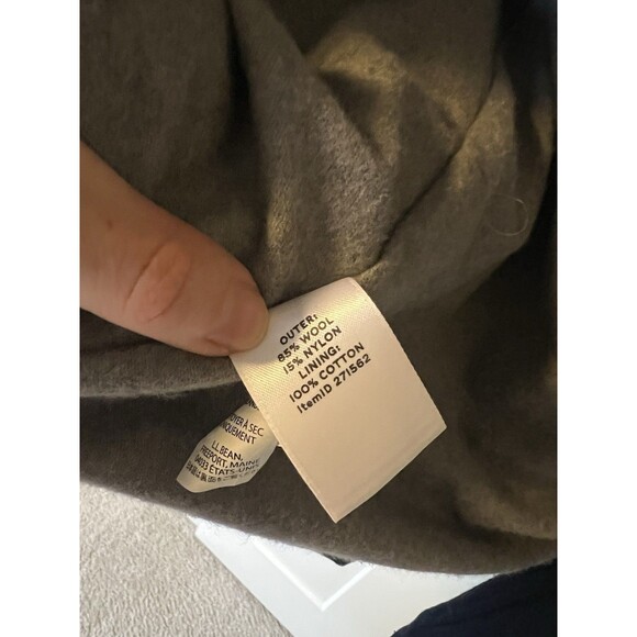 LL BEAN Men’s Wool Peacoat Parka - Picture 10 of 10